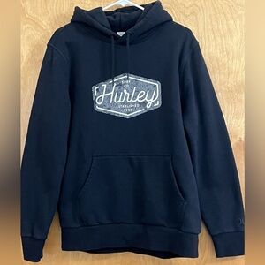 Hurley Black Pullover Black Hoodie M